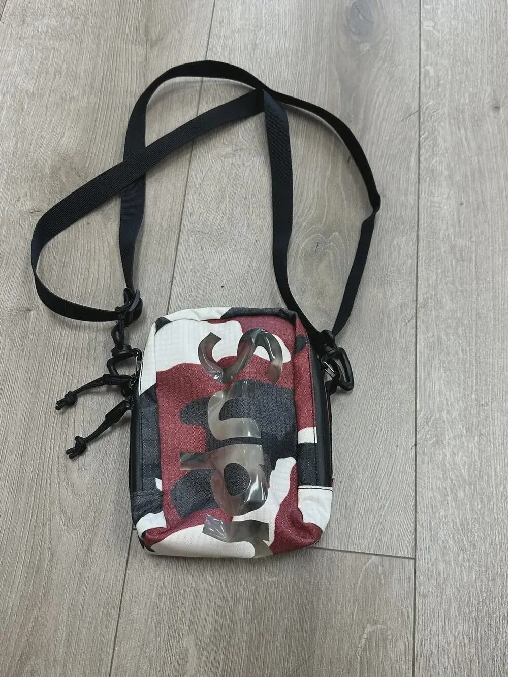 Supreme Red Camo Sling Shoulder Bag Adjustable SF